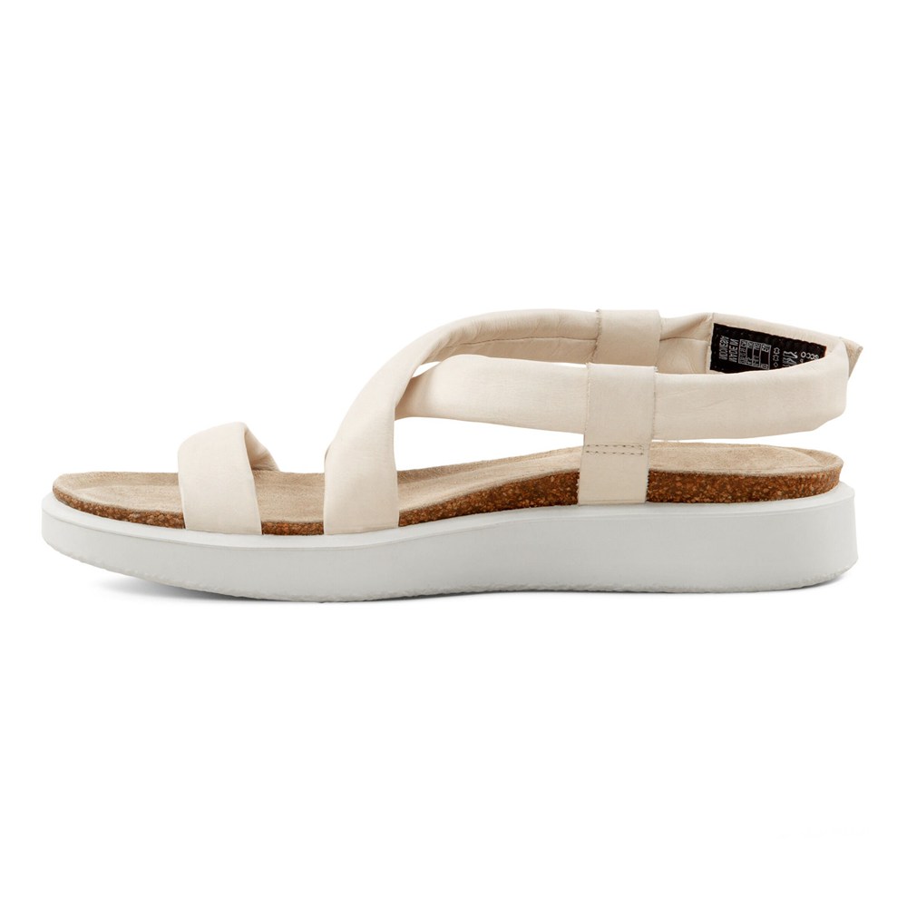 Sandalias Mujer - ECCO Corksphere Flat - Beige - MFO314027